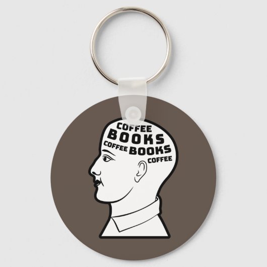 Porte-clés Café & Livres (Recto)