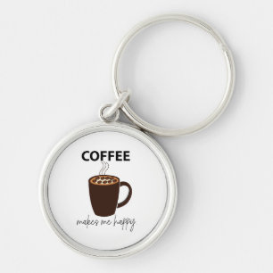 Porte-clés Café Me Rend Heureux Café