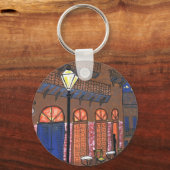 Porte-clés Café nocturne de la Nouvelle-Orléans (Recto)