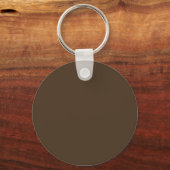 Porte-clés Café noir (couleur unie) (Recto)