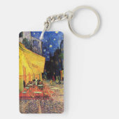 Porte-clés Café Terrasse à la nuit par Vincent van Gogh (Dos)