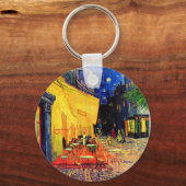 Porte-clés Café Terrasse Place du Forum Van Gogh Art (Recto)