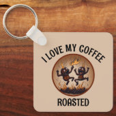 Porte-clés Café torréfié (Recto)