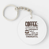 Porte-clés "Café : un compagnon" (Devant)