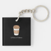 Porte-clés Caféine et gentillesse (Dos)