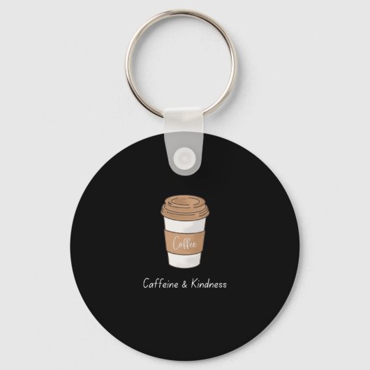 Porte-clés Caféine et gentillesse (Recto)