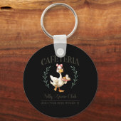 Porte-clés Cafeteria Silly Goose Club For School Lunch Lady  (Recto)