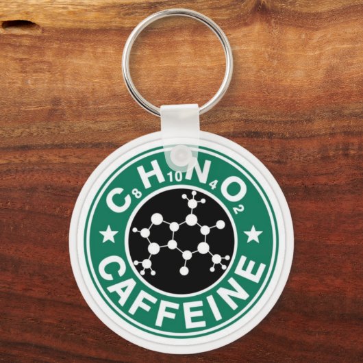 Porte-clés Caffeine Chemistry (Verso)