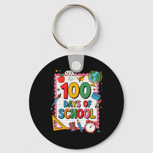 Porte-clés Cahier 100 Jours D'école 100ème Jour D'école Ensei