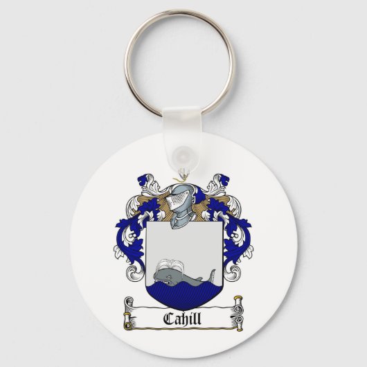 PORTE-CLÉS CAHILL FAMILLE CREST - CAHILL COAT D'ARMES (Recto)