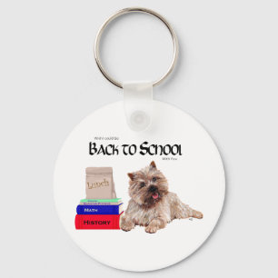 Porte-clés Cairn Terrier Retour à l'école