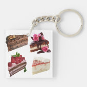 Porte-clés Cake Lovers Delicious Cakes Selection (Dos)