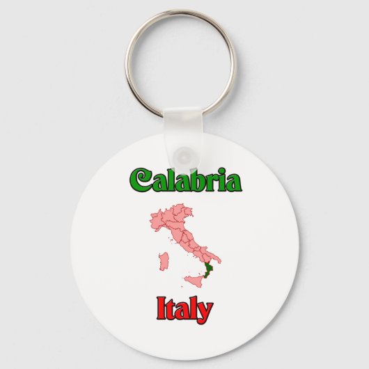 Porte-clés Calabre Italie (Recto)