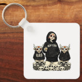 Porte-clés Calavera  and Coo Keychain (Recto)