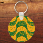 Porte-clés Calçadão de Copacabana, Rio de Janeiro, Brésil (Recto)