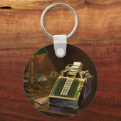 Porte-clés Calculateur comptable Comptomètre vintage (Recto)