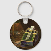 Porte-clés Calculateur comptable Comptomètre vintage (Verso)