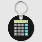 Porte-clés Calculatrice Costume Halloween Math Geek Cool effr (Recto)