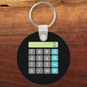 Porte-clés Calculatrice Costume Halloween Math Geek Cool effr (Recto)