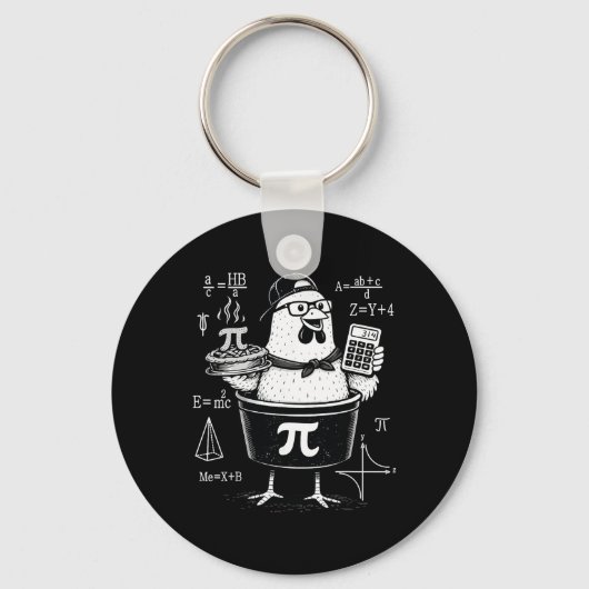 Porte-clés Calculatrice drôle de professeur de mathématiques (Recto)