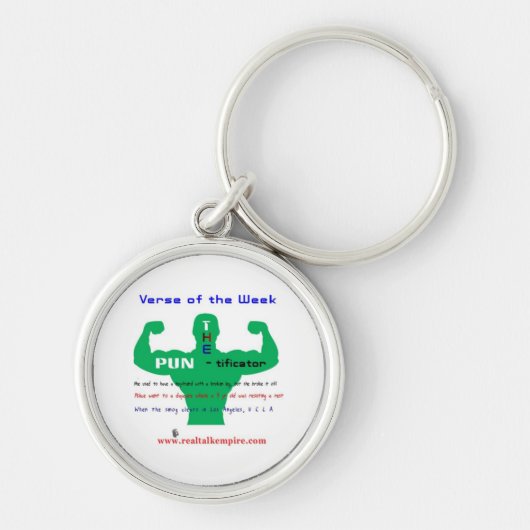 Porte-clés calembour - clé (Devant)