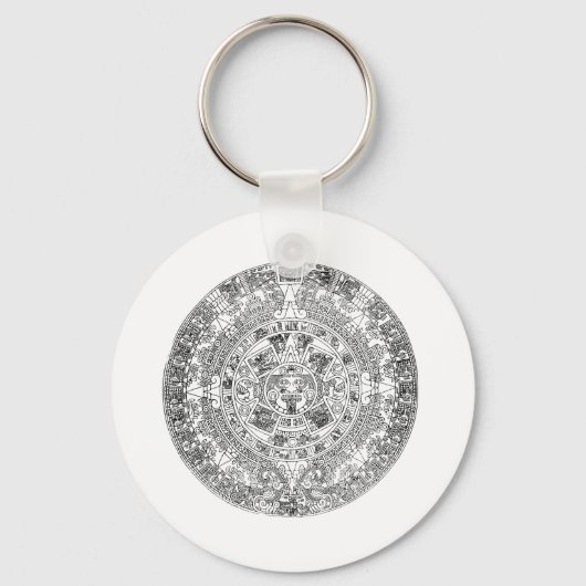 Porte-clés calendrier aztèque (Recto)