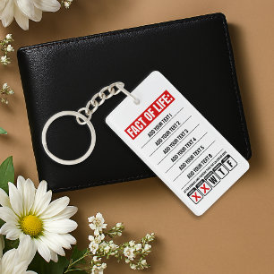 Porte-clés Calendrier Fact of Life dit WTF Humour