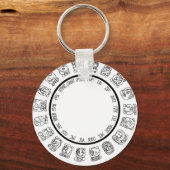 Porte-clés calendrier maya (Recto)