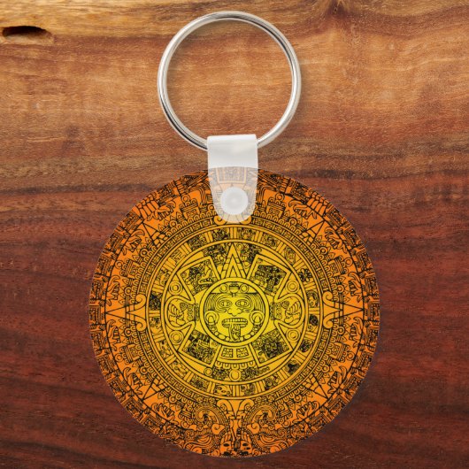 Porte-clés Calendrier maya (Recto)