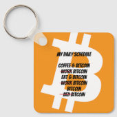 Porte-clés Calendrier quotidien Bitcoin (Recto)