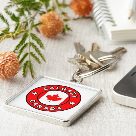 Porte-clés Calgary Canada (Côté)