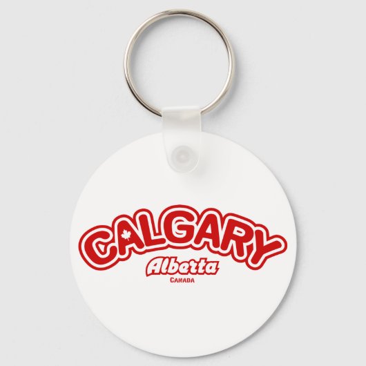 Porte-clés Calgary Leaf (Recto)