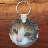 Porte-clés Calico Kitty..éveillé (Recto)