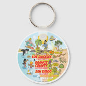 Porte-clés California Beach Life (Verso)