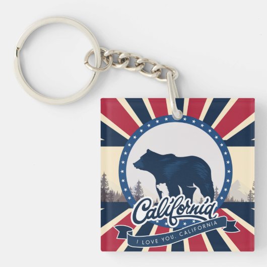 Porte-clés Californie (Devant)