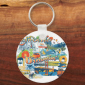 Porte-clés Californie (Recto)