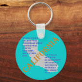 PORTE-CLÉS CALIFORNIE (Recto)