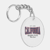 Porte-clés Californie 3D (Devant gauche)