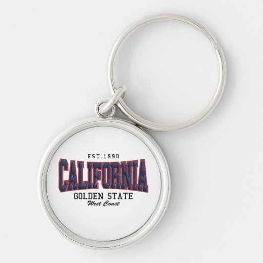 Porte-clés Californie 3D (Devant)