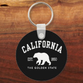 Porte-clés Californie CA Ours (Recto)