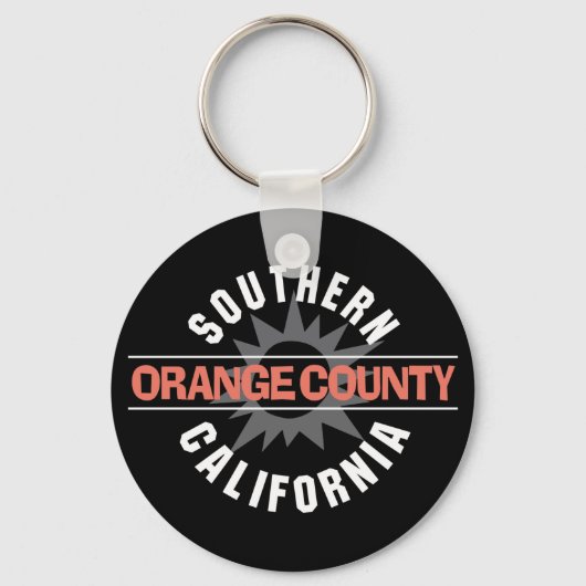 Porte-clés Californie du Sud - Orange Comté (Recto)