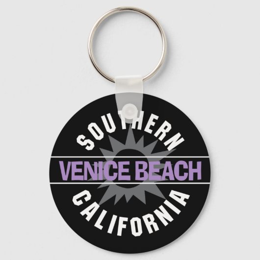 Porte-clés Californie du Sud - Plage de Venice (Recto)
