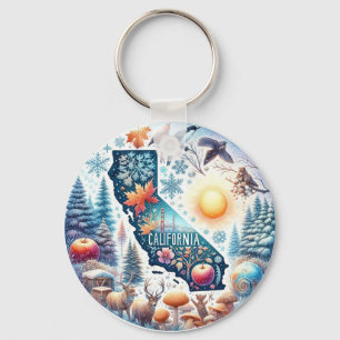 Porte-clés Californie - hiver