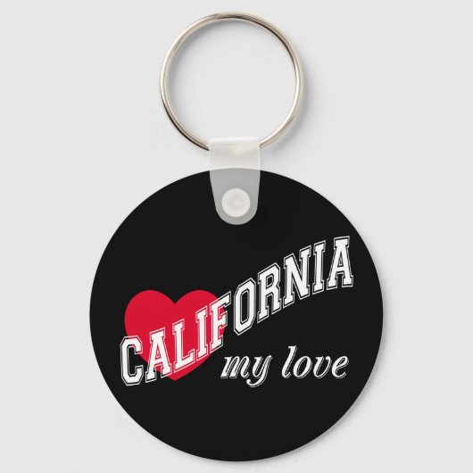 Porte-clés Californie, mon amour (Recto)