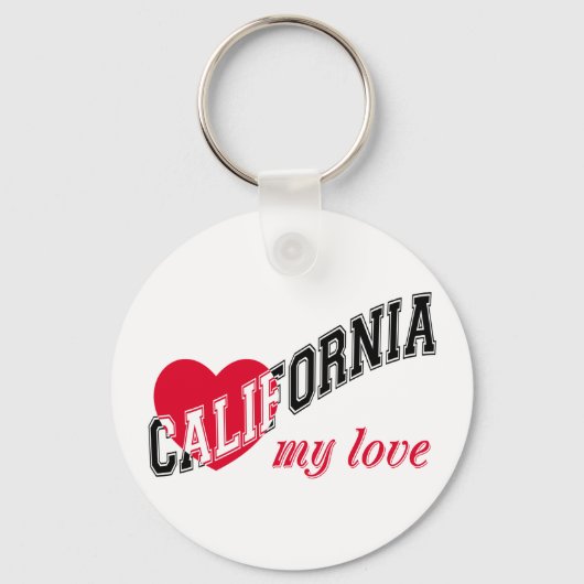 Porte-clés Californie, mon amour (Recto)