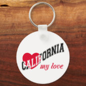 Porte-clés Californie, mon amour (Recto)