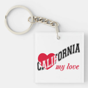 Porte-clés Californie, mon amour