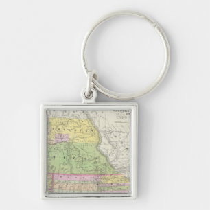 Porte-clés Californie, Oregon, Washington, Utah, Nouveau-Mexi