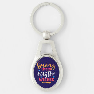 Porte-clés Câlins de lapin Vœux de Pâques-69739