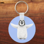 Porte-clés Câlins de pingouin (Recto)
